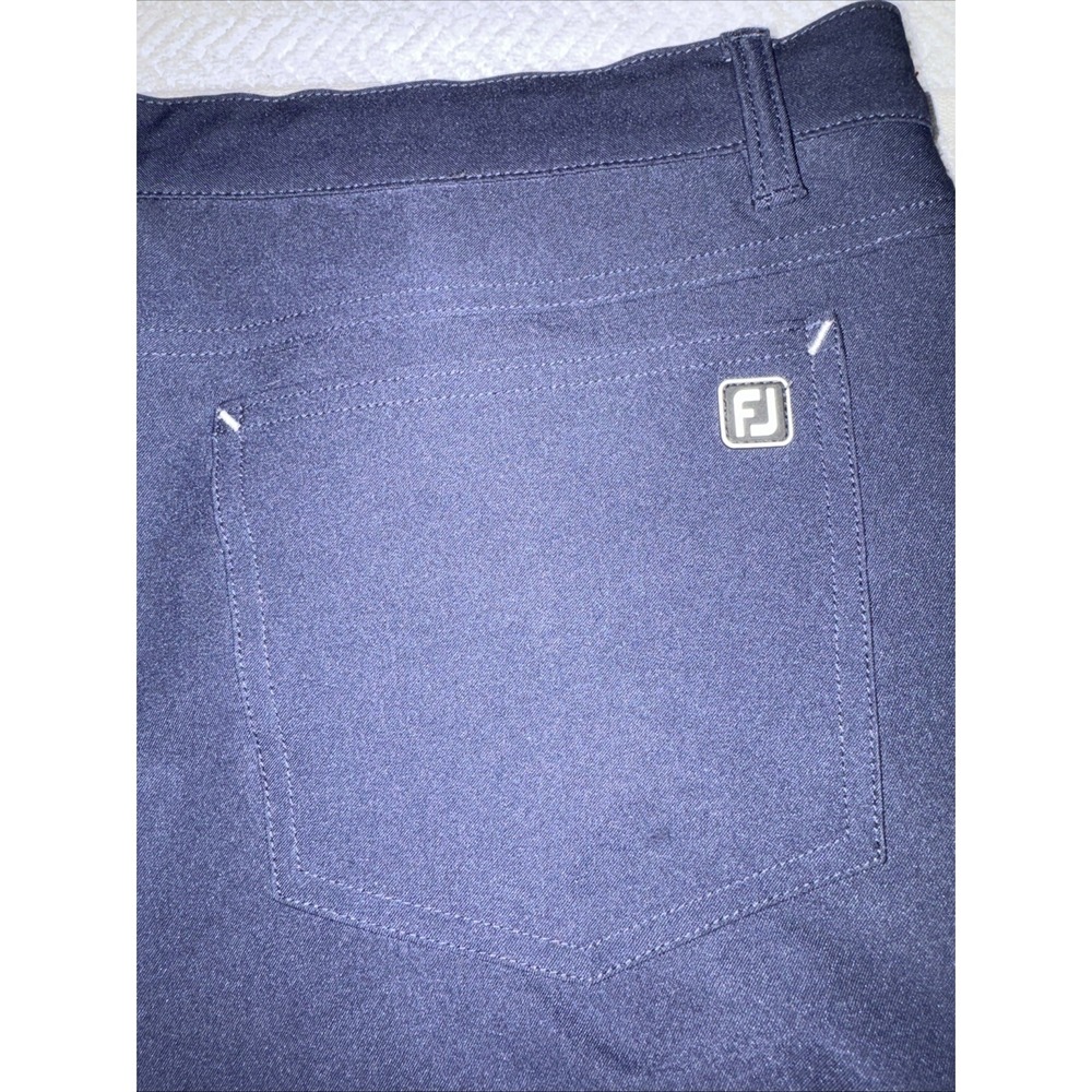 FootJoy Men 36-30 Golf Pants Navy Athletic Fit Performance Stretch 5-Pocket NWOT - Picture 13 of 15